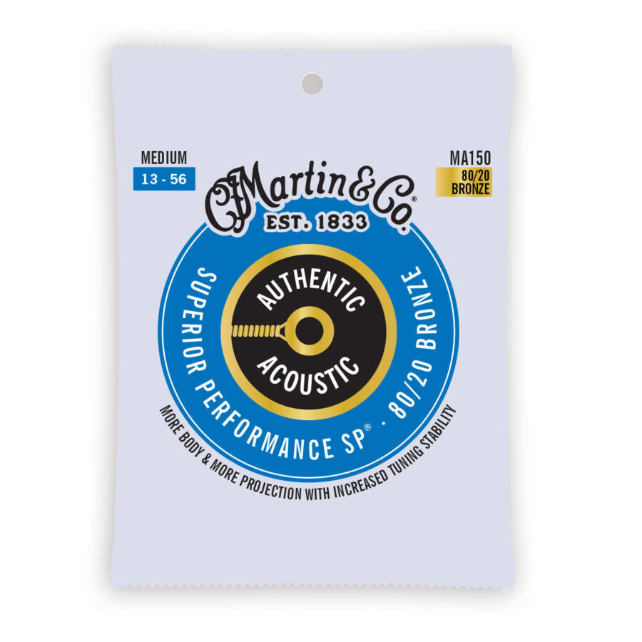 Cuerdas Martin Authentic Acoustic SP 80/20 Bronce 41Y18MA150 para guitarra acústica