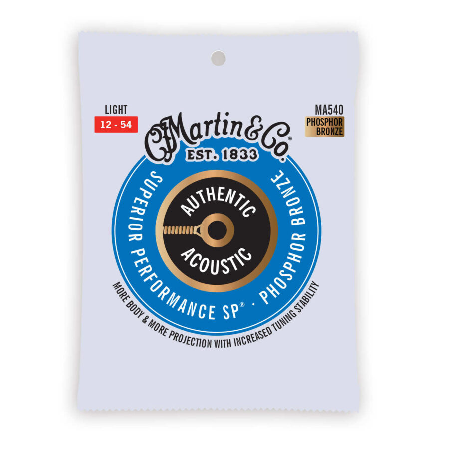 Cuerdas Martin Authentic Acoustic SP 92/8 Bronce Fósforo 41Y18MA540 para guitarra acústica