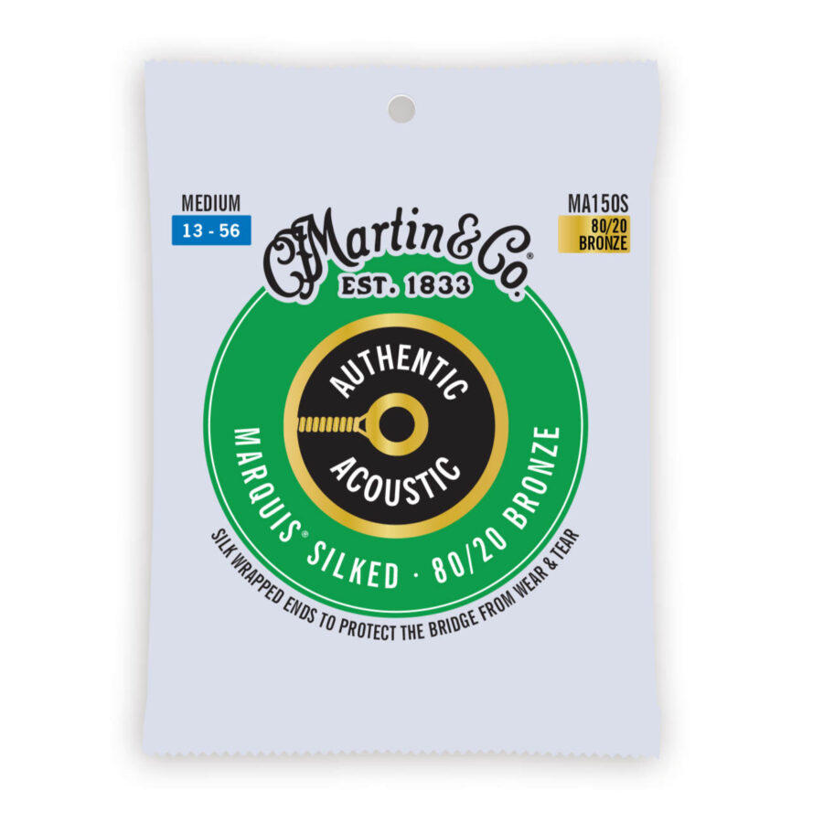 Cuerdas Martin Marquis Silked 80/20 Bronce 41Y18MA150S para guitarra acústica
