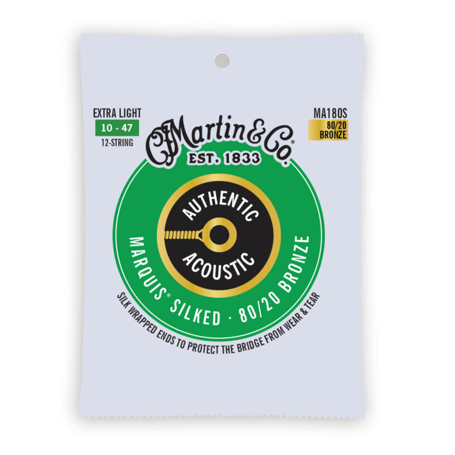 Cuerdas Martin Marquis Silked 80/20 Bronce 41Y18MA180S para docerola
