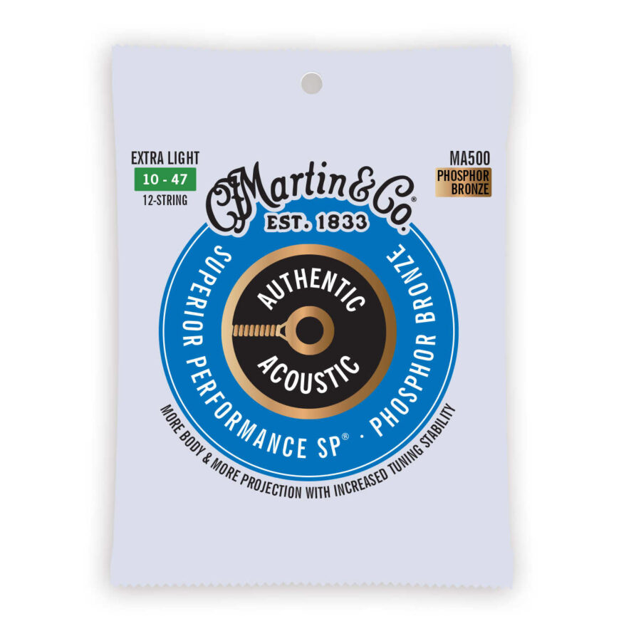 Cuerdas Martin Authentic Acoustic SP 92/8 Bronce Fósforo 41Y18MA500 para docerola