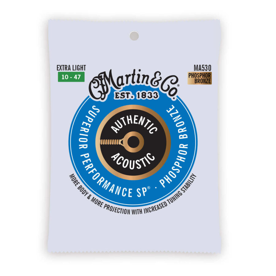 Cuerdas Martin Authentic Acoustic SP 92/8 Bronce Fósforo 41Y18MA530 para guitarra acústica