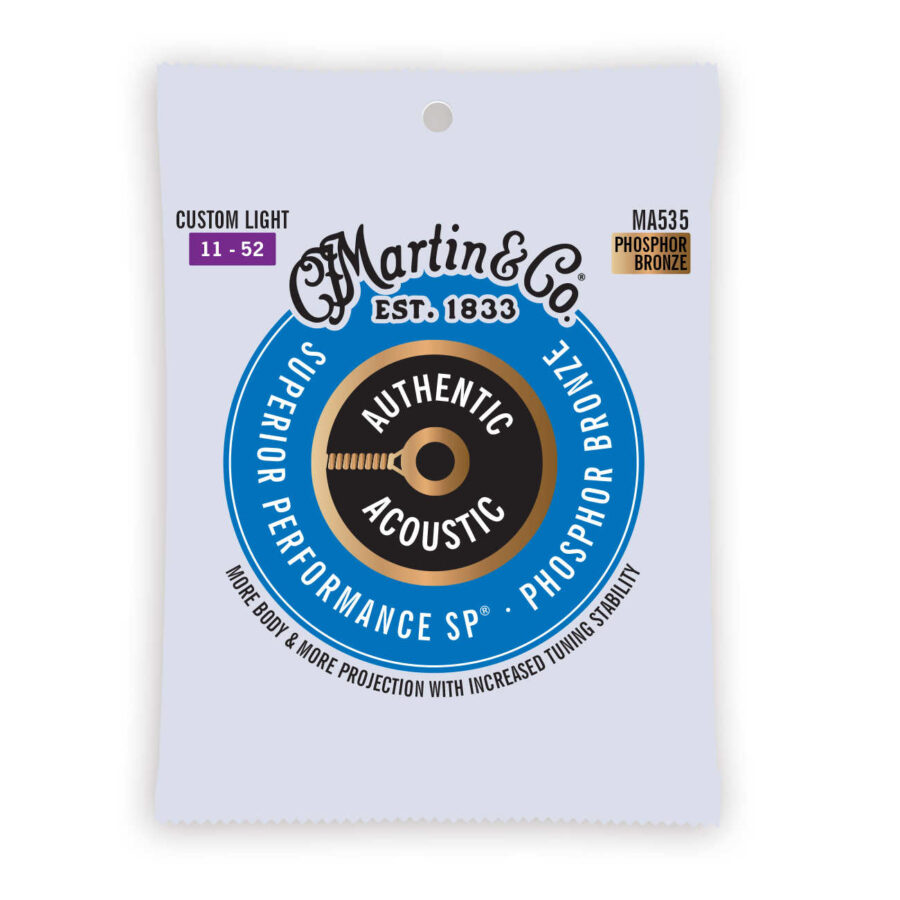 Cuerdas Martin Authentic Acoustic SP 92/8 Bronce Fósforo 41Y18MA535 para guitarra acústica