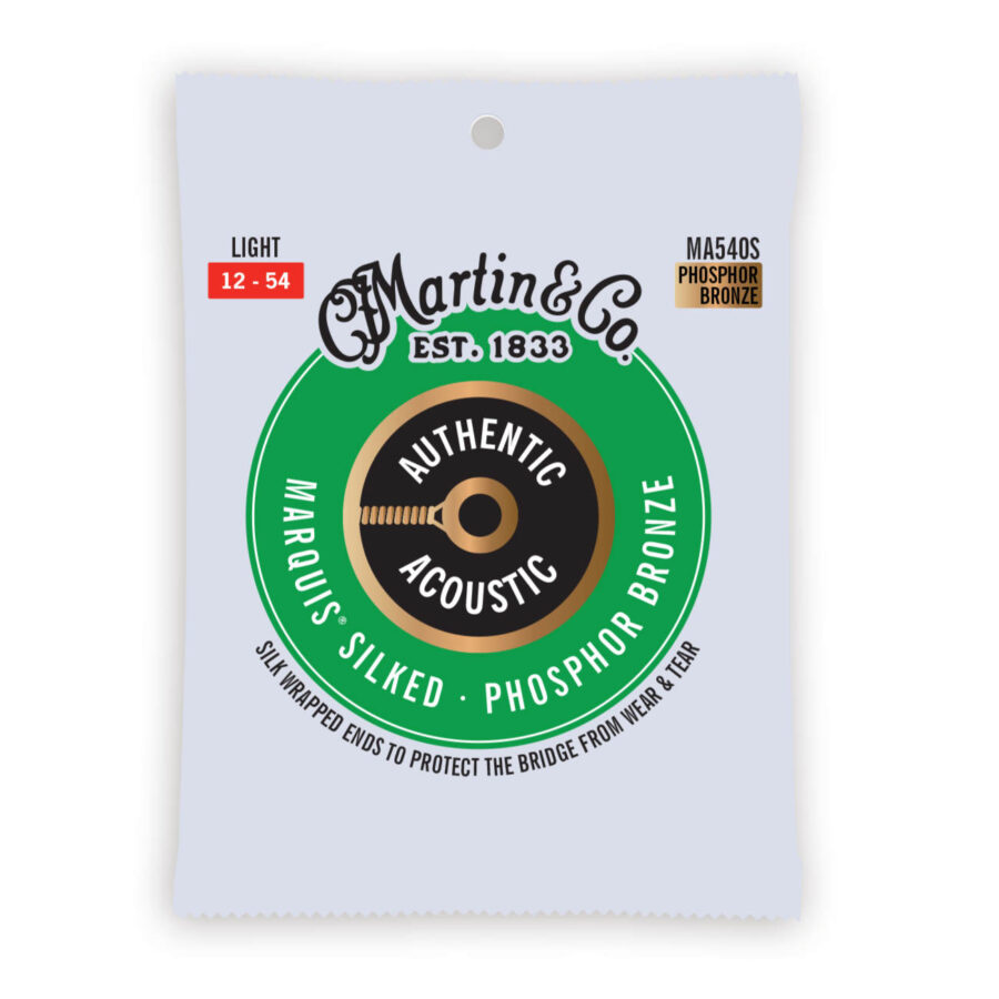 Cuerdas Martin Marquis Silked 92/8 Bronce Fósforo 41Y18MA540S para guitarra acústica