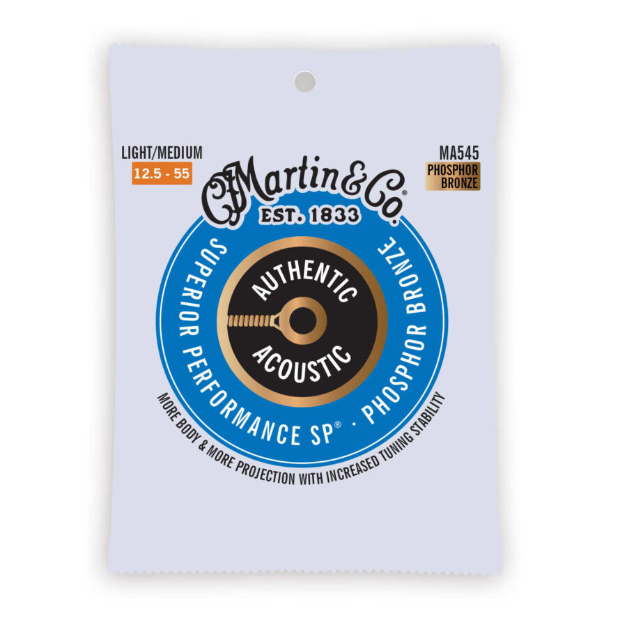 Cuerdas Martin Authentic Acoustic SP 92/8 Bronce Fósforo 41Y18MA545 para guitarra acústica