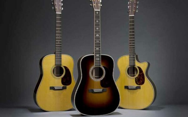 3 guitarras de las Series Estándar, instrumentos que han sido la referencia en la construcción y el sonido de las guitarras acústicas
