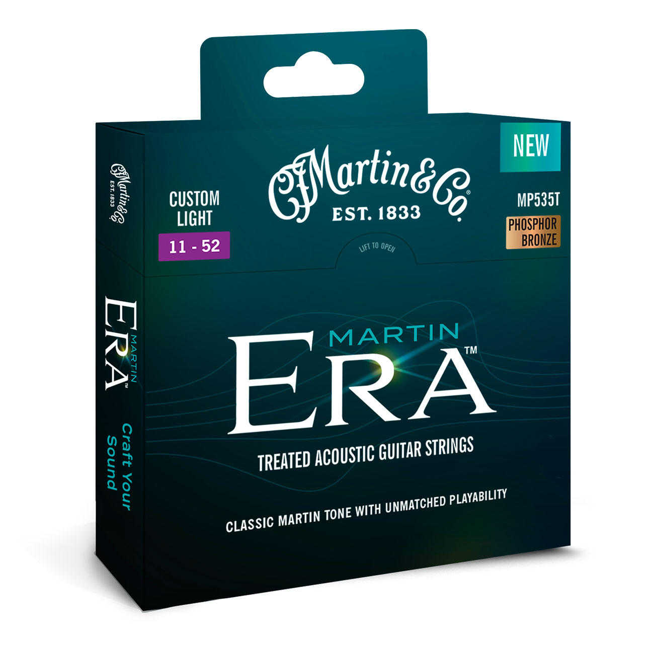 Cuerdas Martin ERA MP535T Custom Light para Guitarra Acústica - Image 3