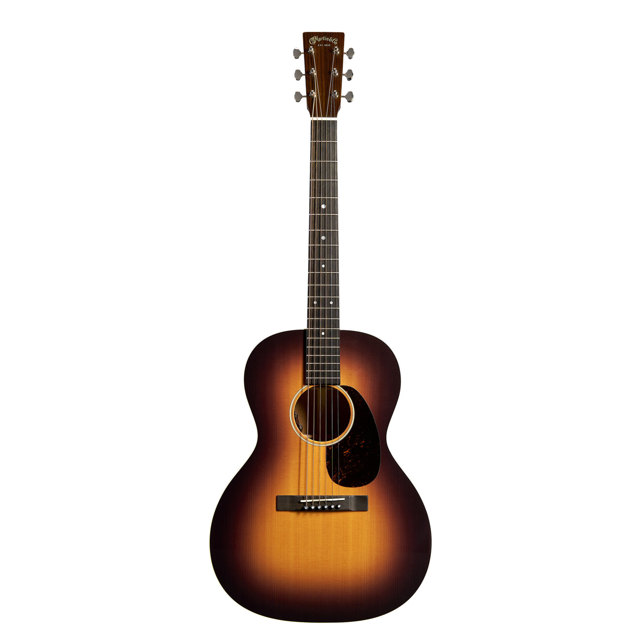 Martin 00L-16E 1935 Burst guitarra acústica con acabado sunburst y tapa de abeto